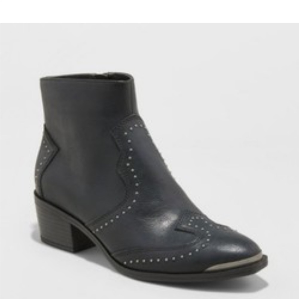 Sarah studded western booties